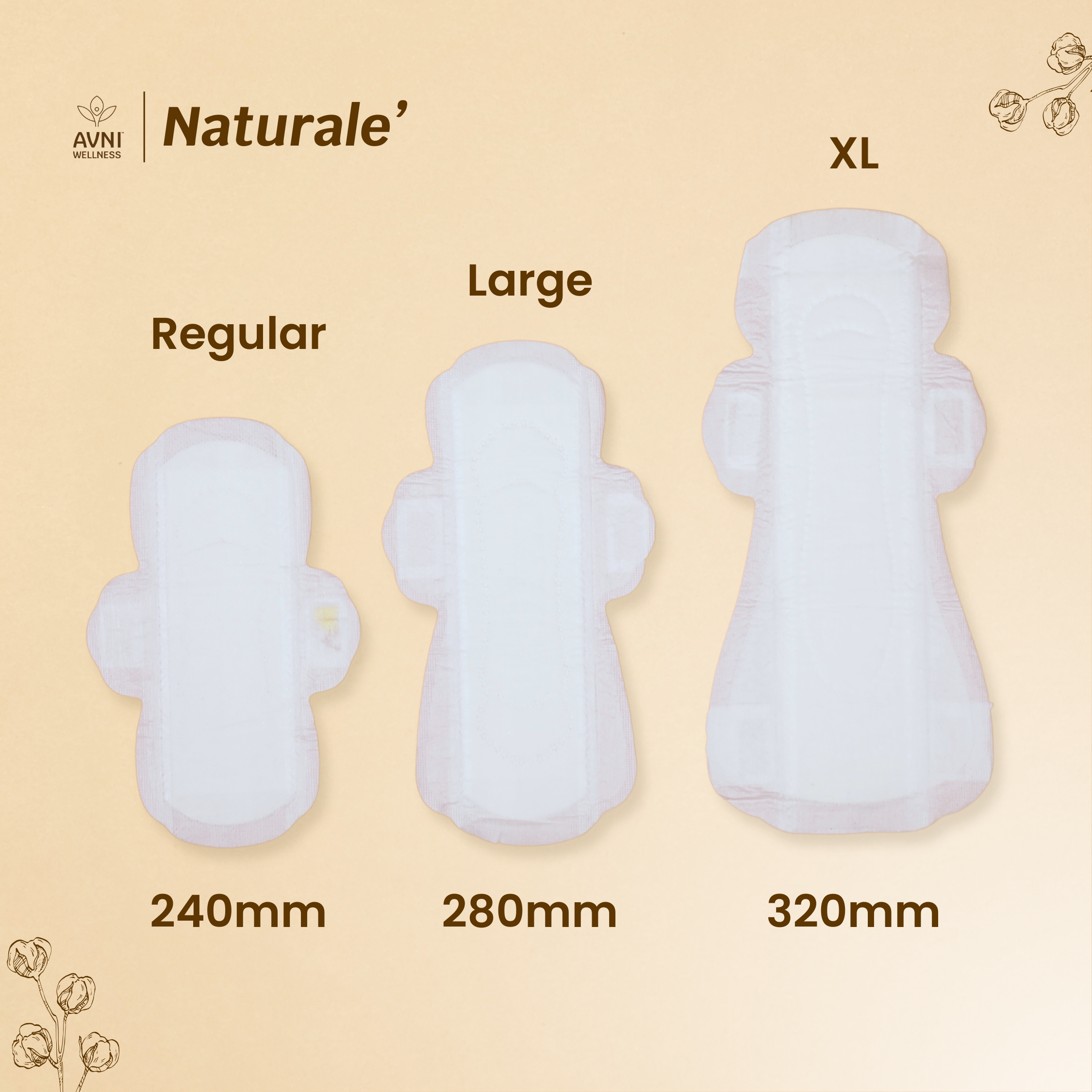 Naturale, Ultra-thin Sanitary Pads