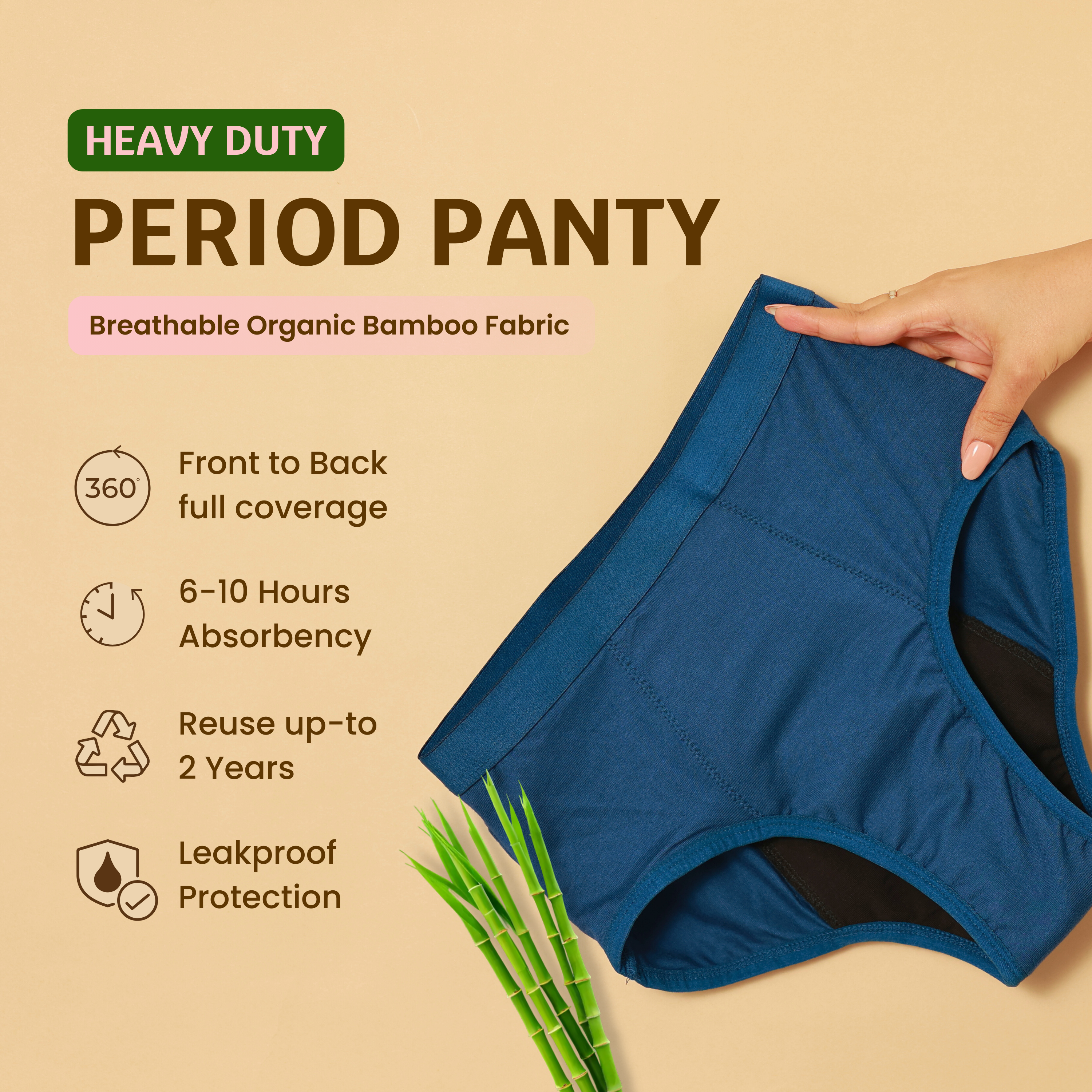 Heavy Duty Reusable Period Panty