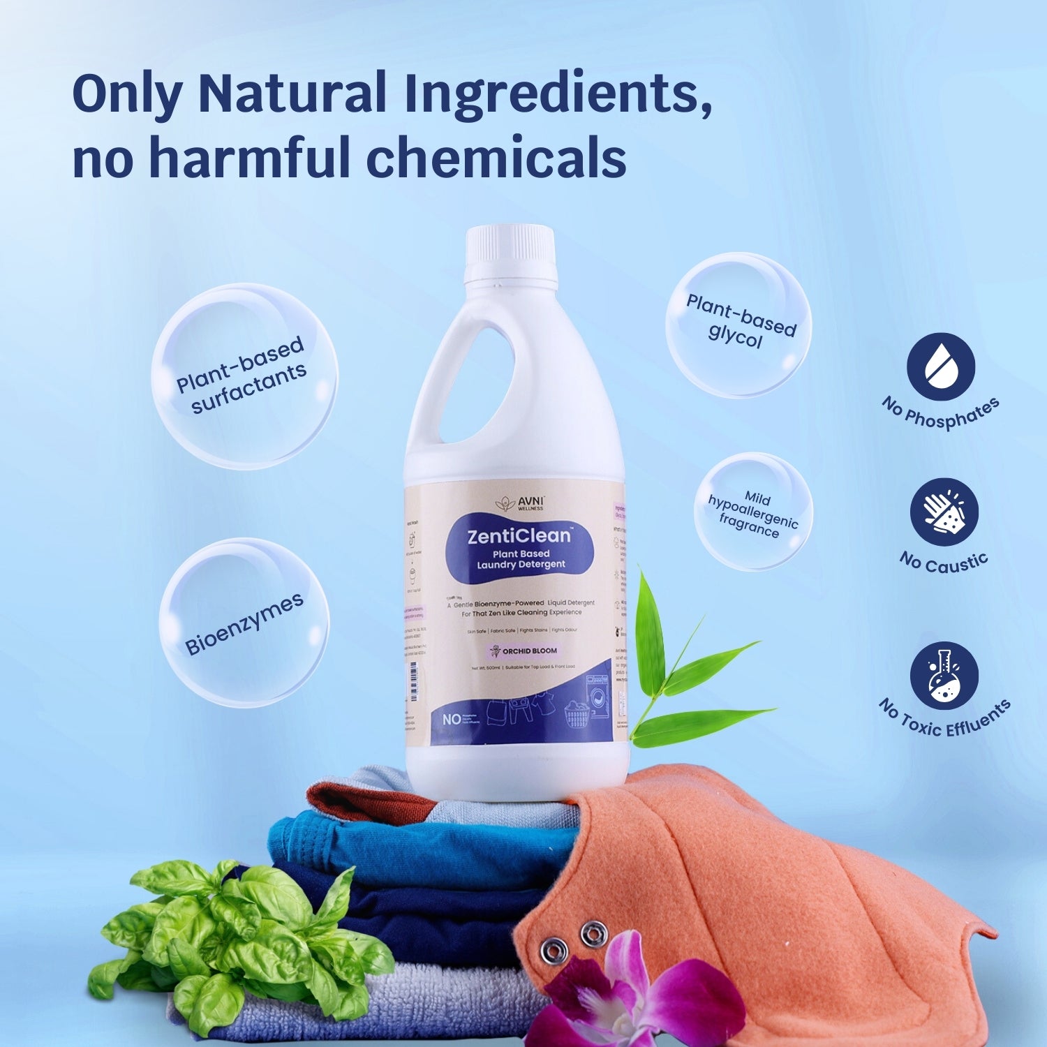 ZentiClean™ - Plant Based Natural Laundry Detergent