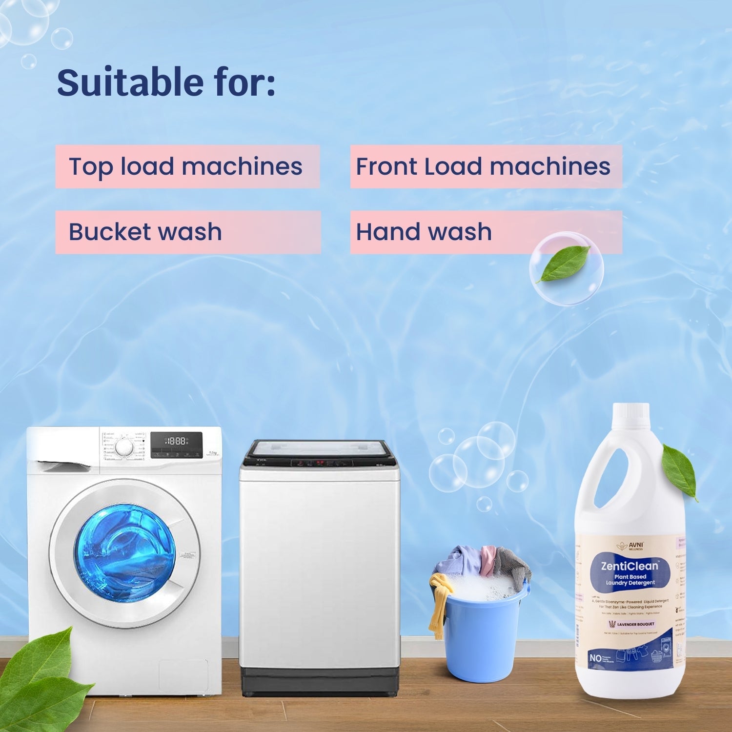 ZentiClean™ - Plant Based Natural Laundry Detergent- Trial Pack