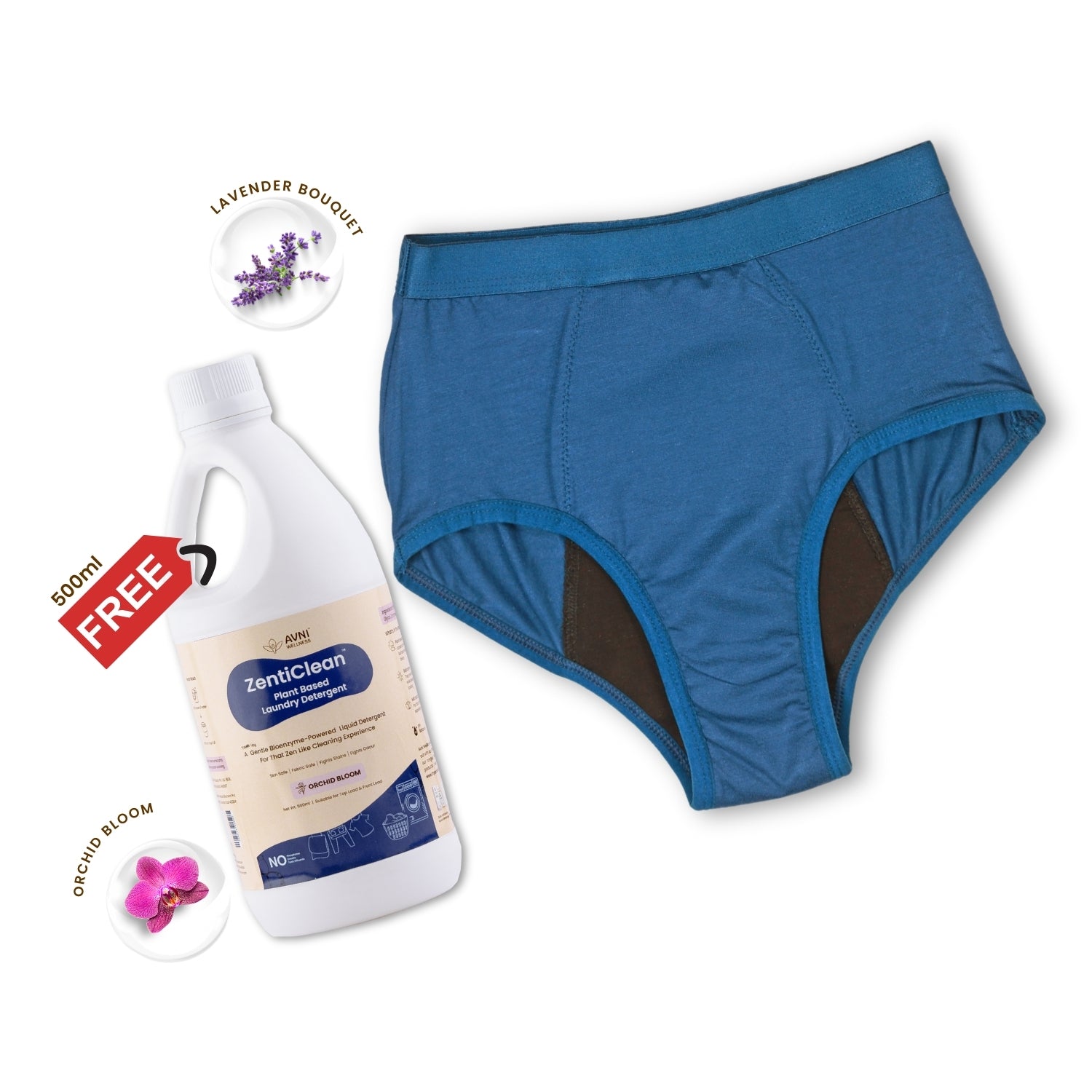 Heavy-Duty Period Panty + FREE Natural Laundry Detergent